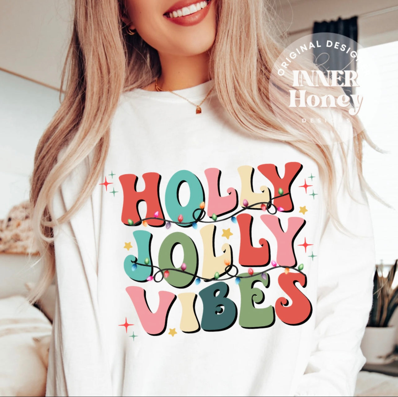 Holly Jolly Vibes Crewneck