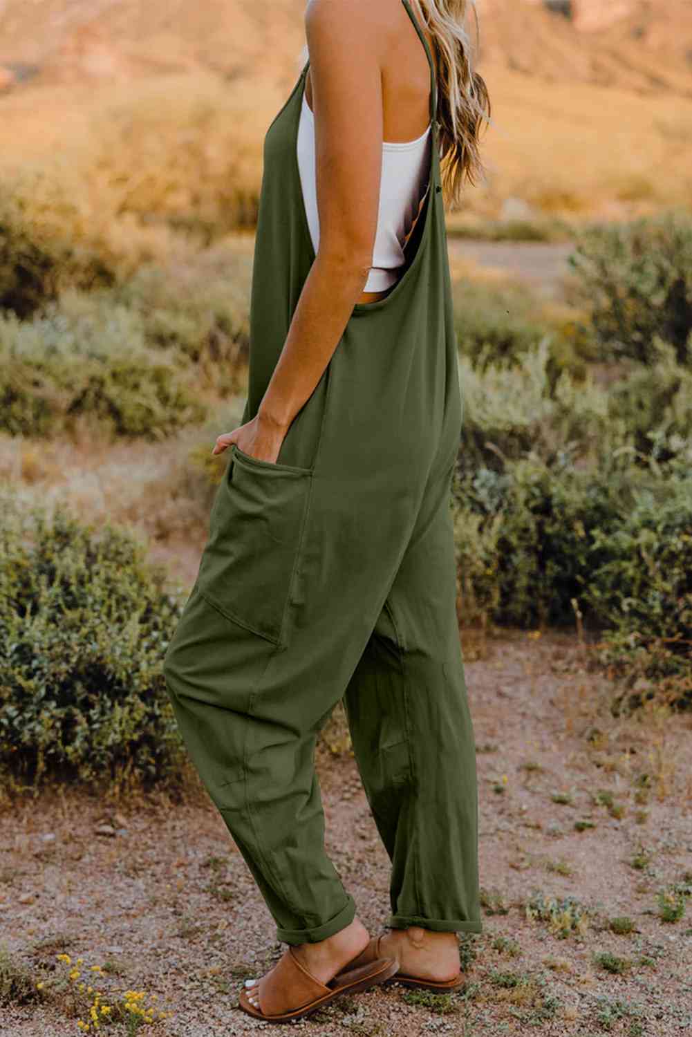 Viral Oversized Jumpsuit with Pocket