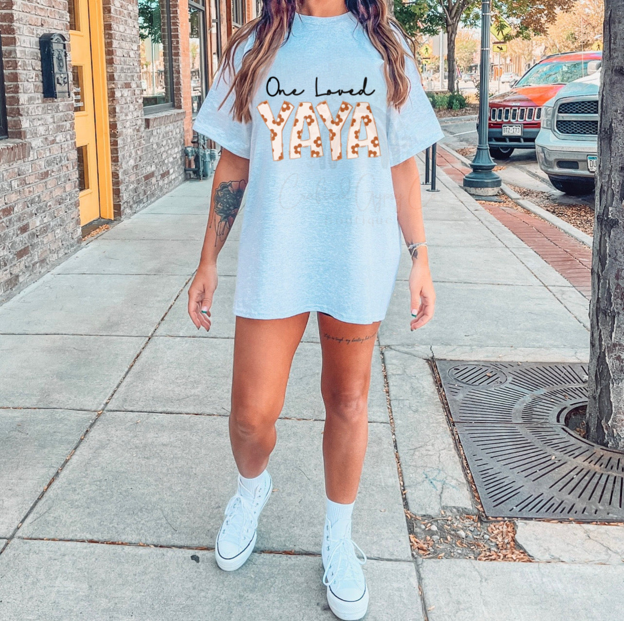 Customizable Doodle Letter One Loved ___ Tee