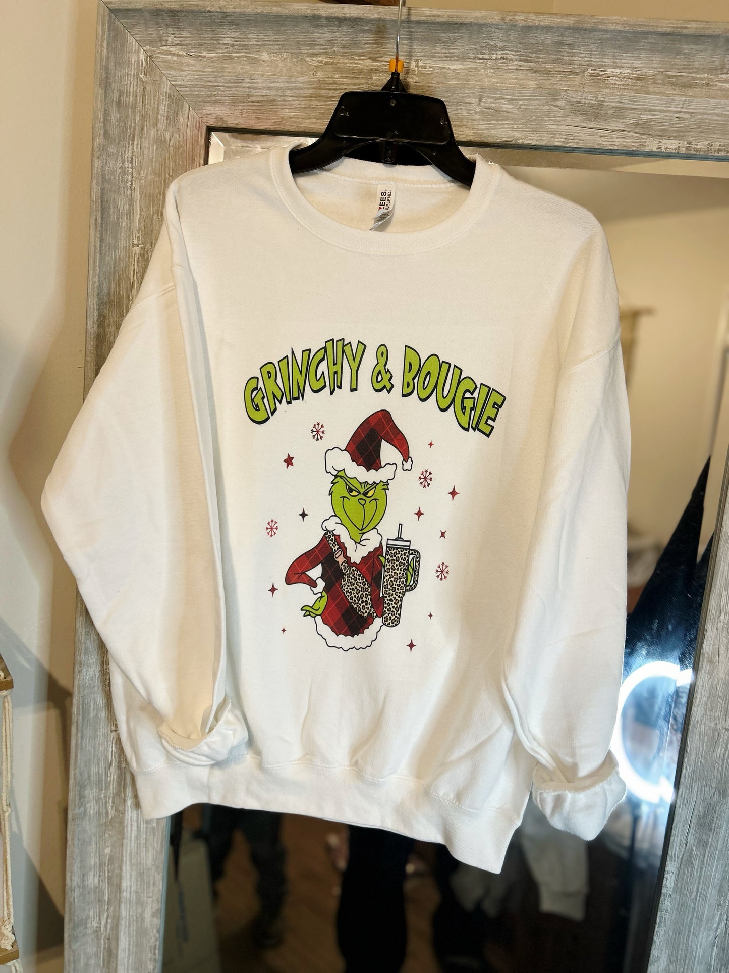 Green & Bougie Tee / Crewneck