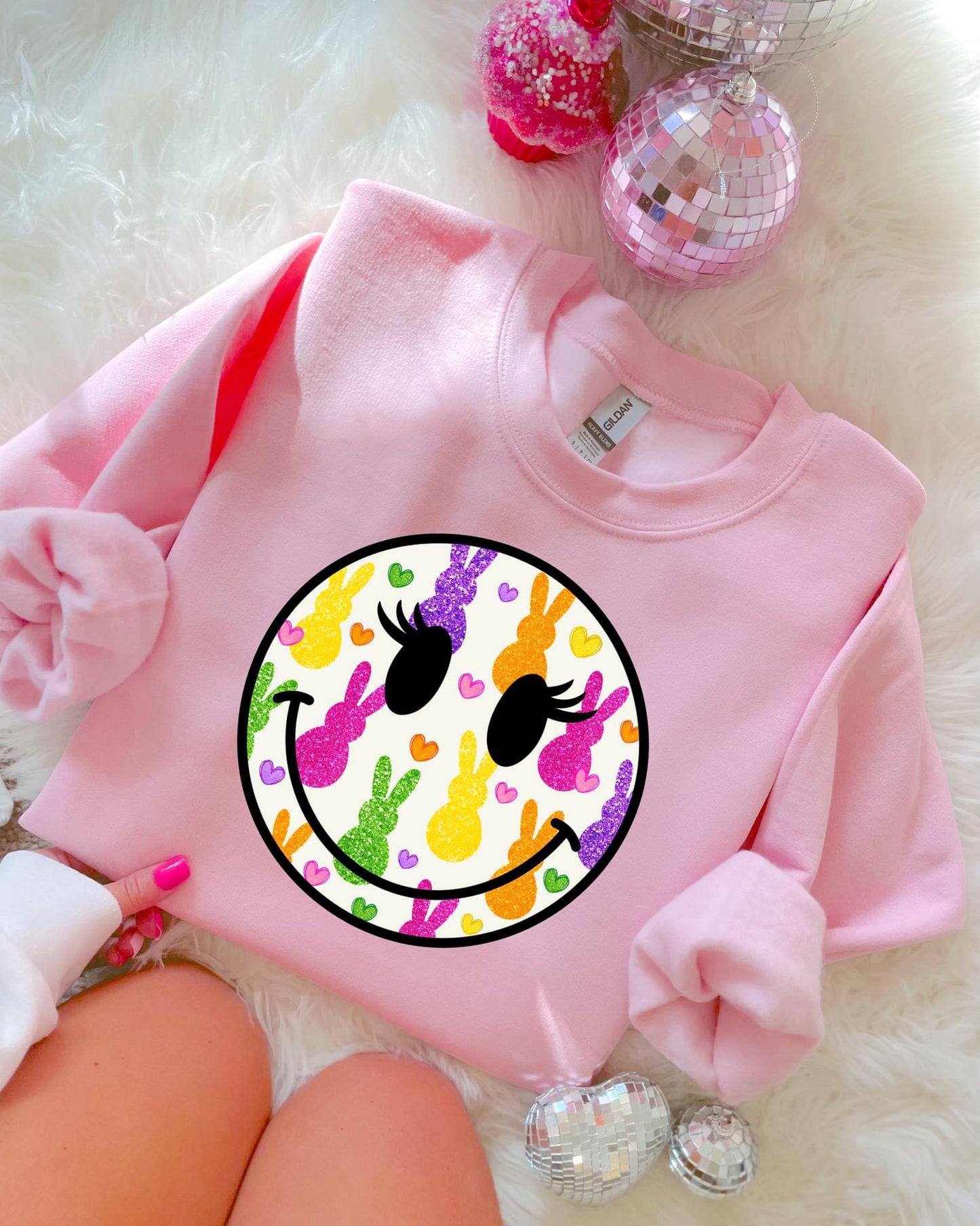 DTF PRINTED Peepin’ Smiley Tee