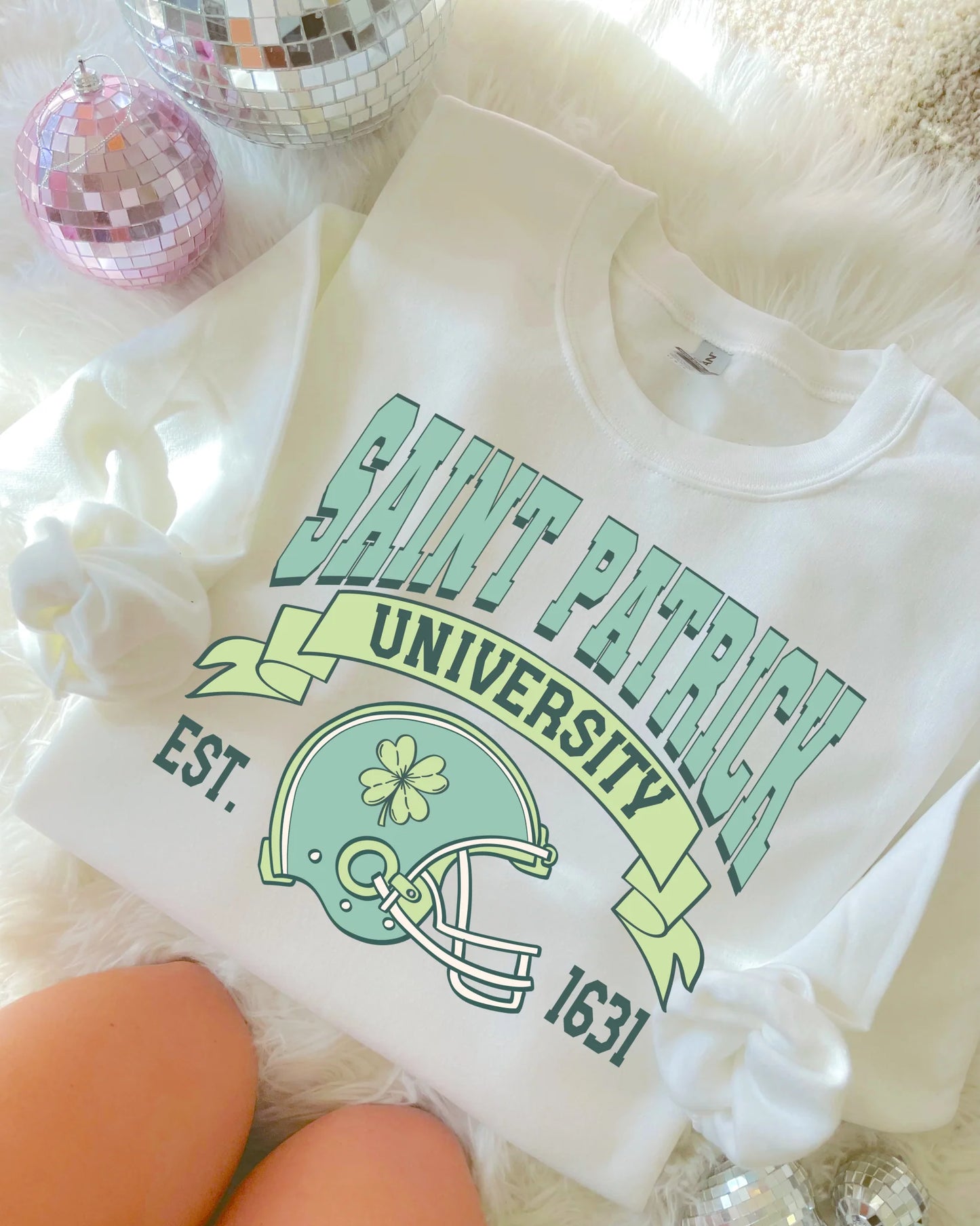 DTF PRINTED St. Patrick University Tee