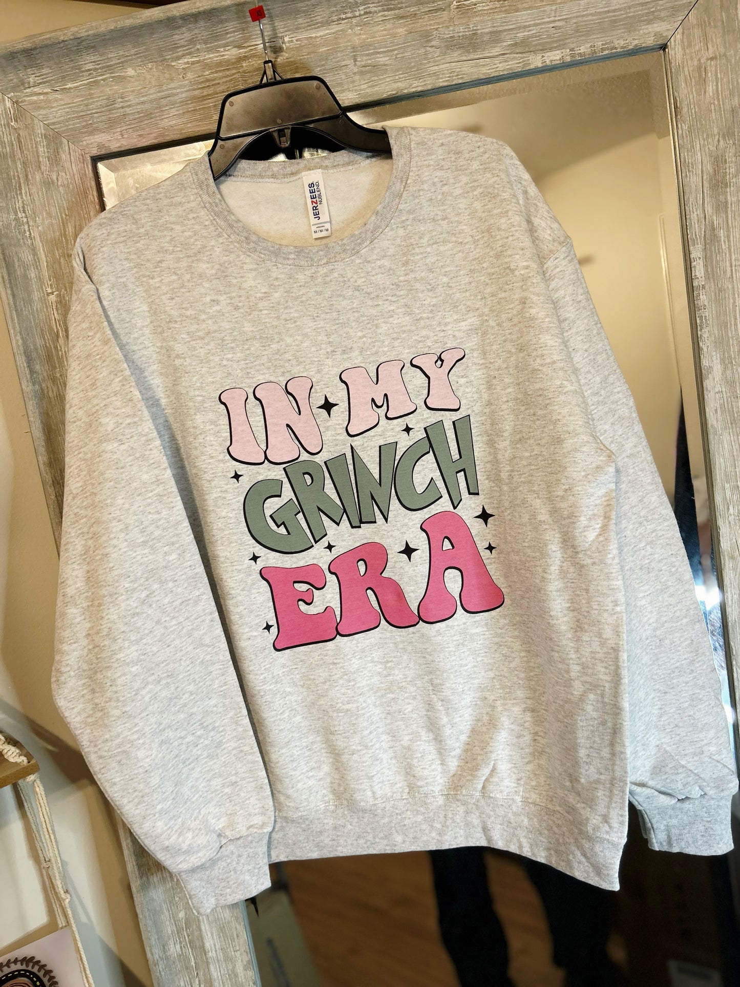 DTF PRINT In My Green Era Crewneck