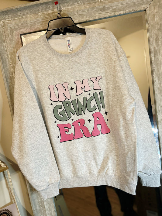 DTF PRINT In My Green Era Crewneck