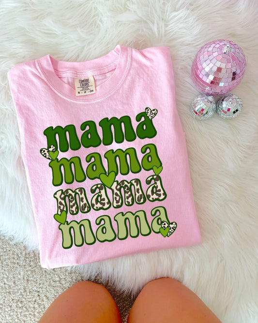 DTF PRINTED St. Patrick’s Mama Tee