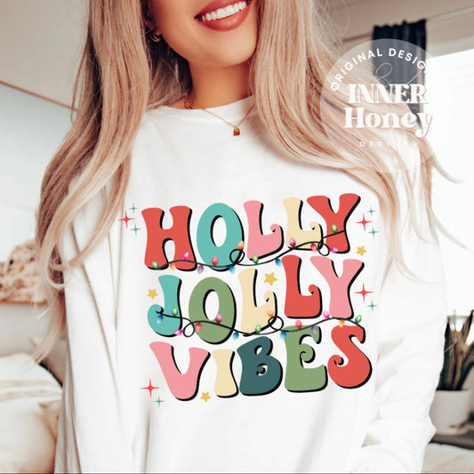 Holly Jolly Vibes Crewneck