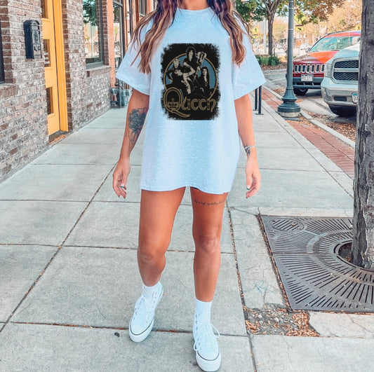 Distressed Queen Tee
