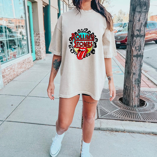 Cheetah Rolling Stones Tee