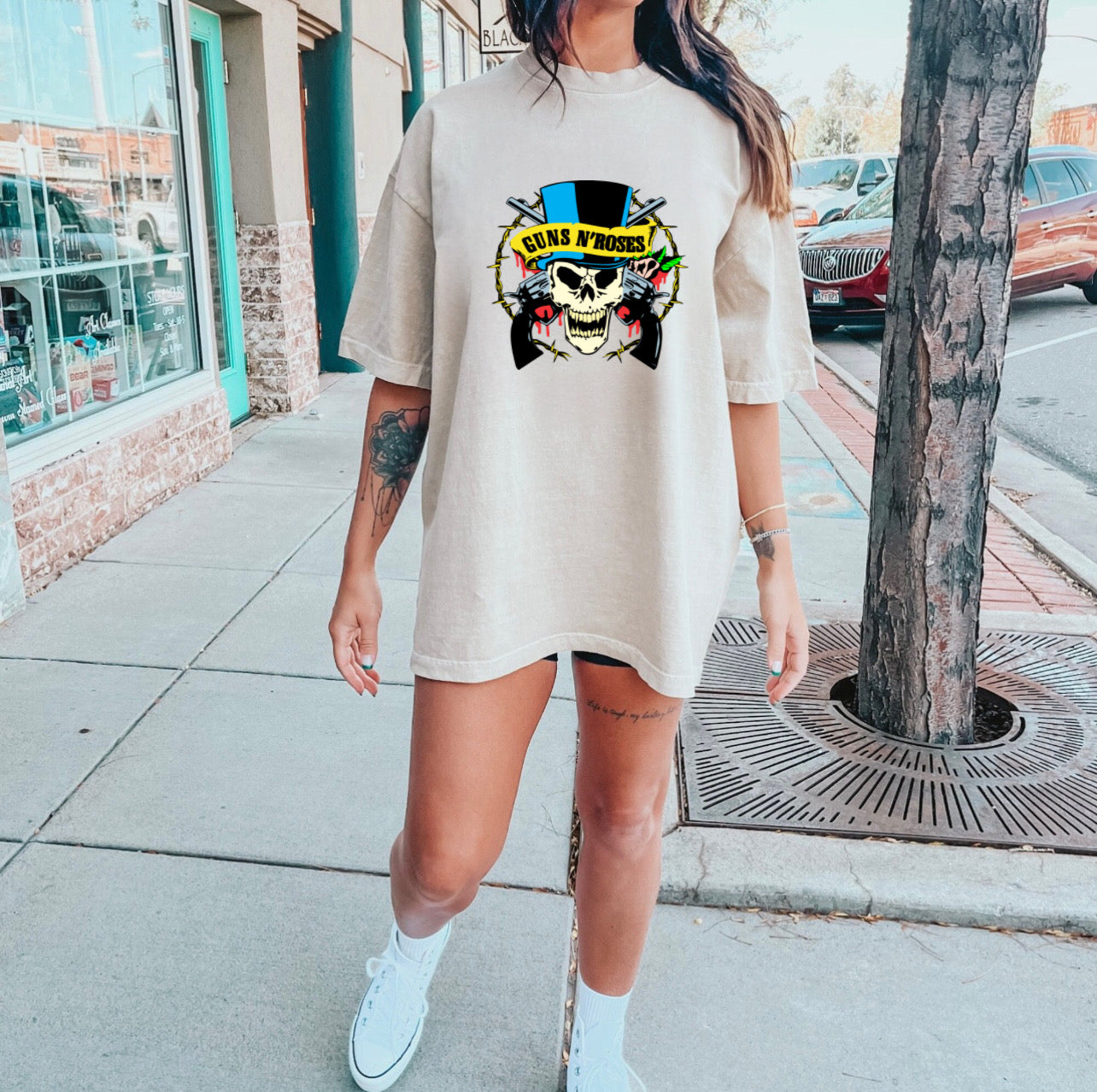 Guns N Roses Skull Tee