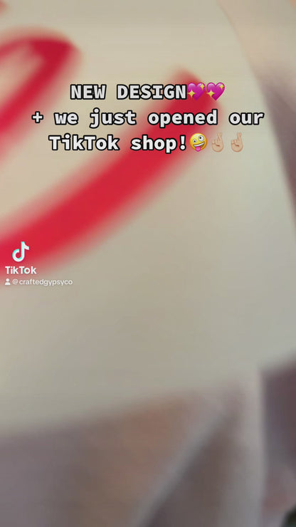 DTF PRINTED Light Pink Barbie Crewneck