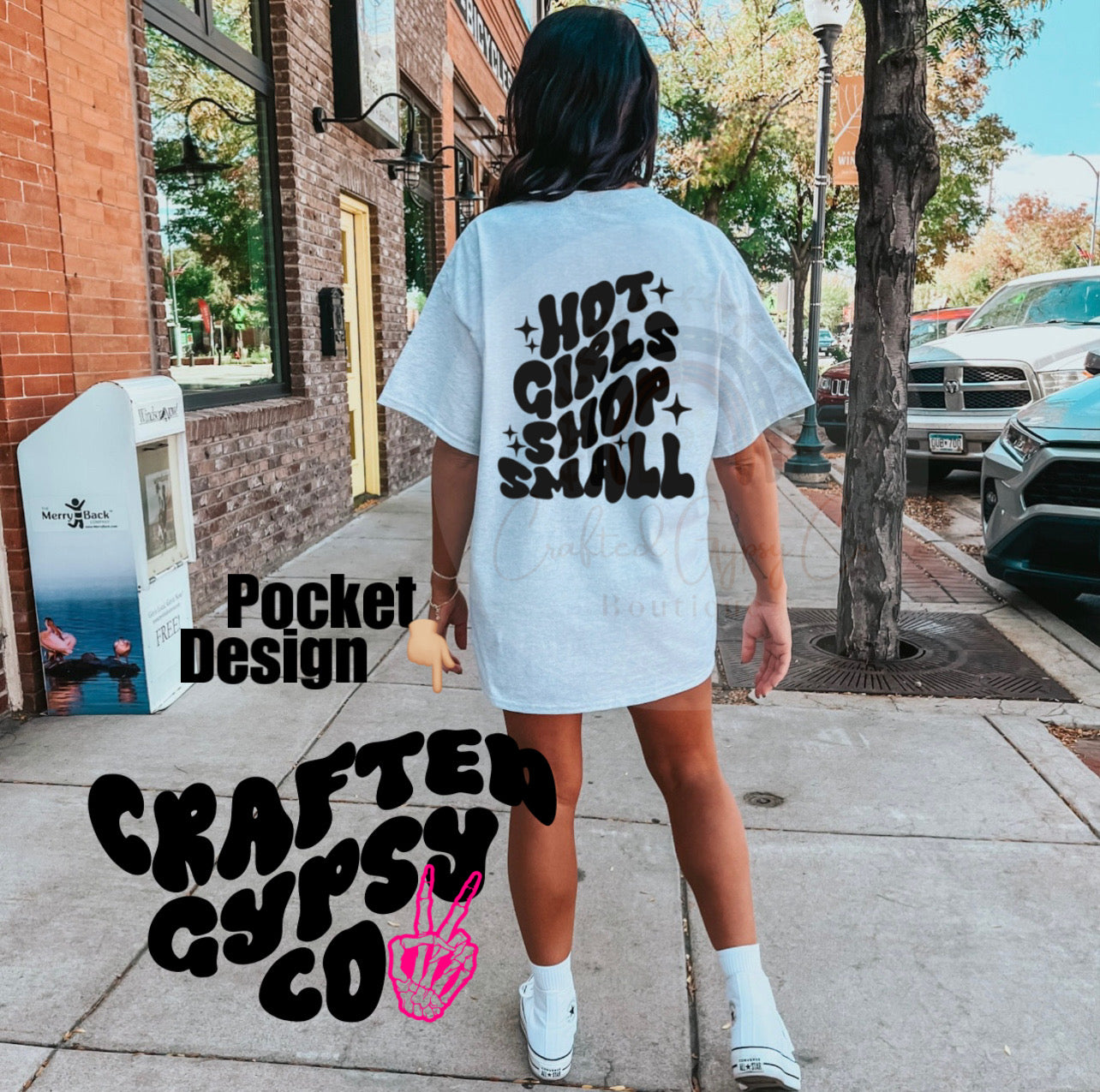 Hot Girls Shop Small / CGCo Tee or Crewneck