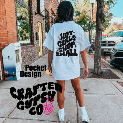 Hot Girls Shop Small / CGCo Tee or Crewneck