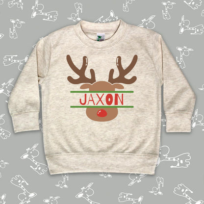 Custom Name Reindeer Tee