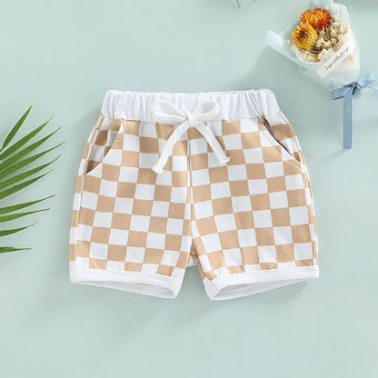 Checkered Boy Shorts