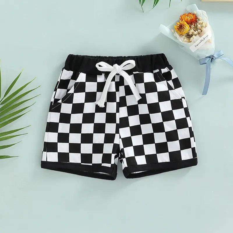 Checkered Boy Shorts
