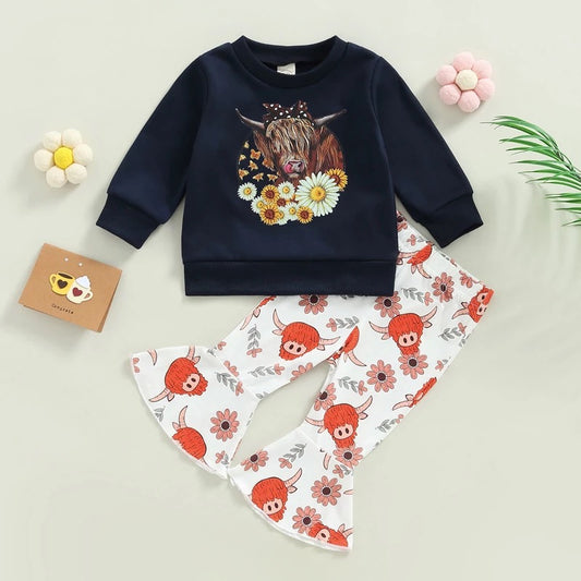 Floral Bull Bells Set