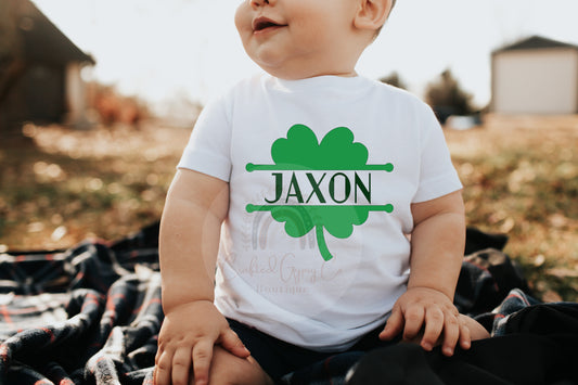 Four Leaf Clover Name Tee / Onesie