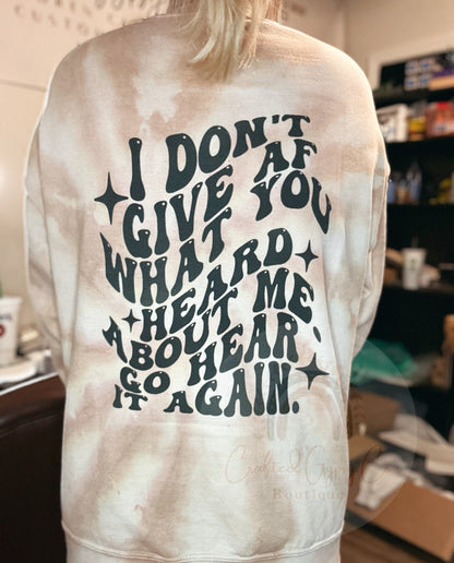 Disrespectfully… IDGAF Crewneck