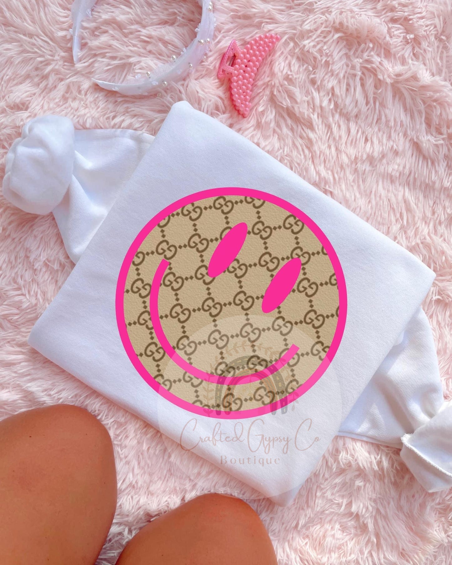 Fancy Smiley Tee / Crewneck