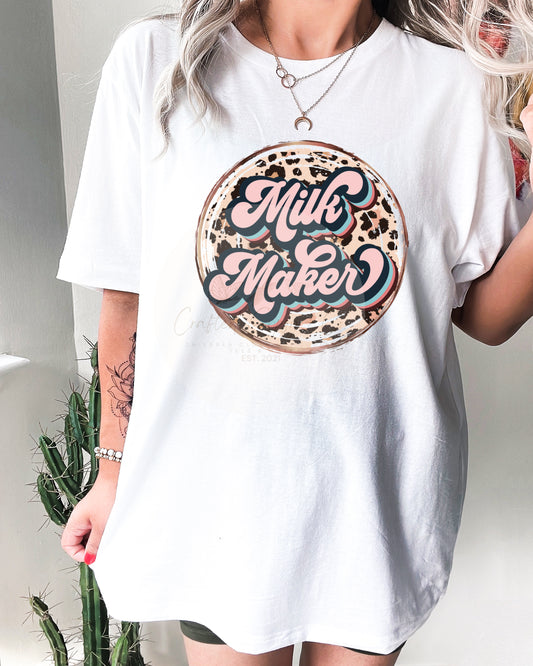 Cheetah Milk Maker Tee