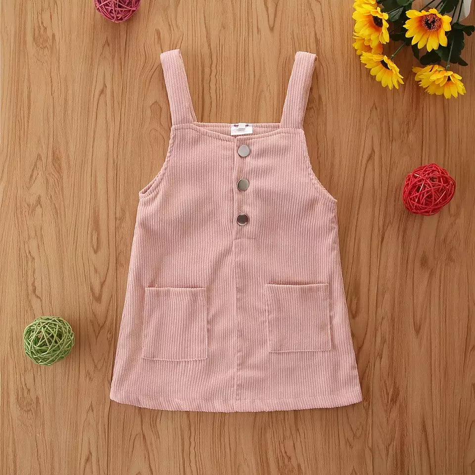 Corduroy Overall Dress