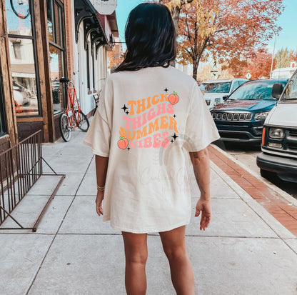 Thick Thighs Summer Vibes Tee