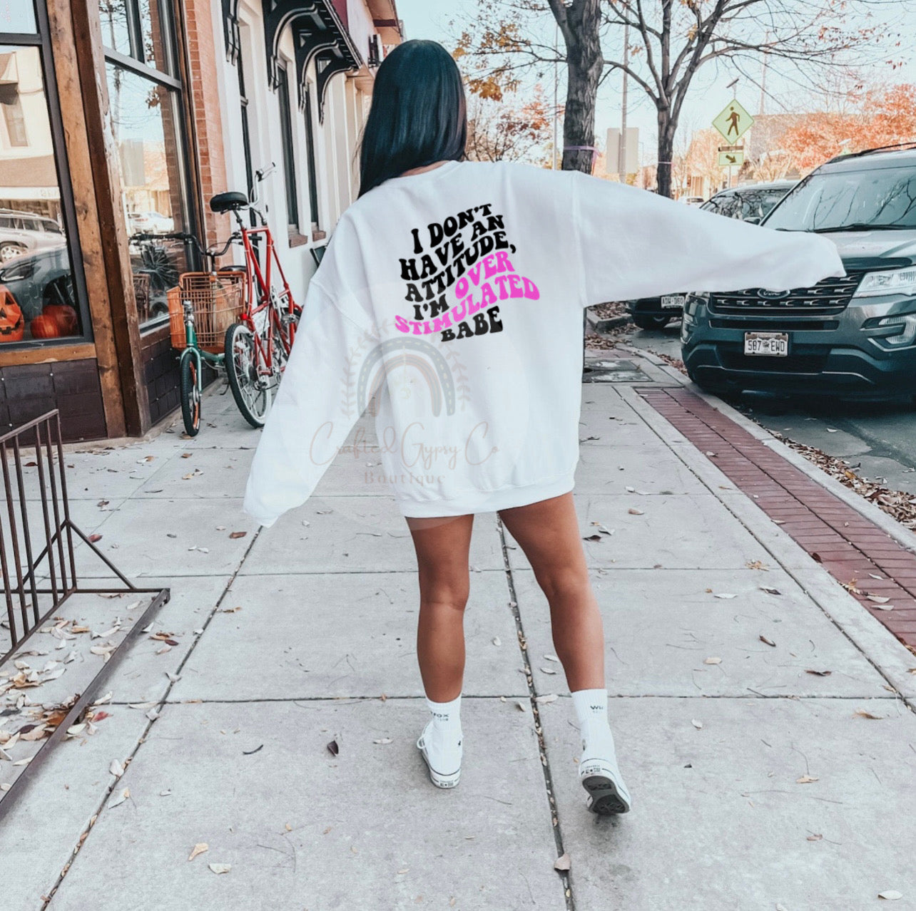 Hella Overstimulated Crewneck / Tee