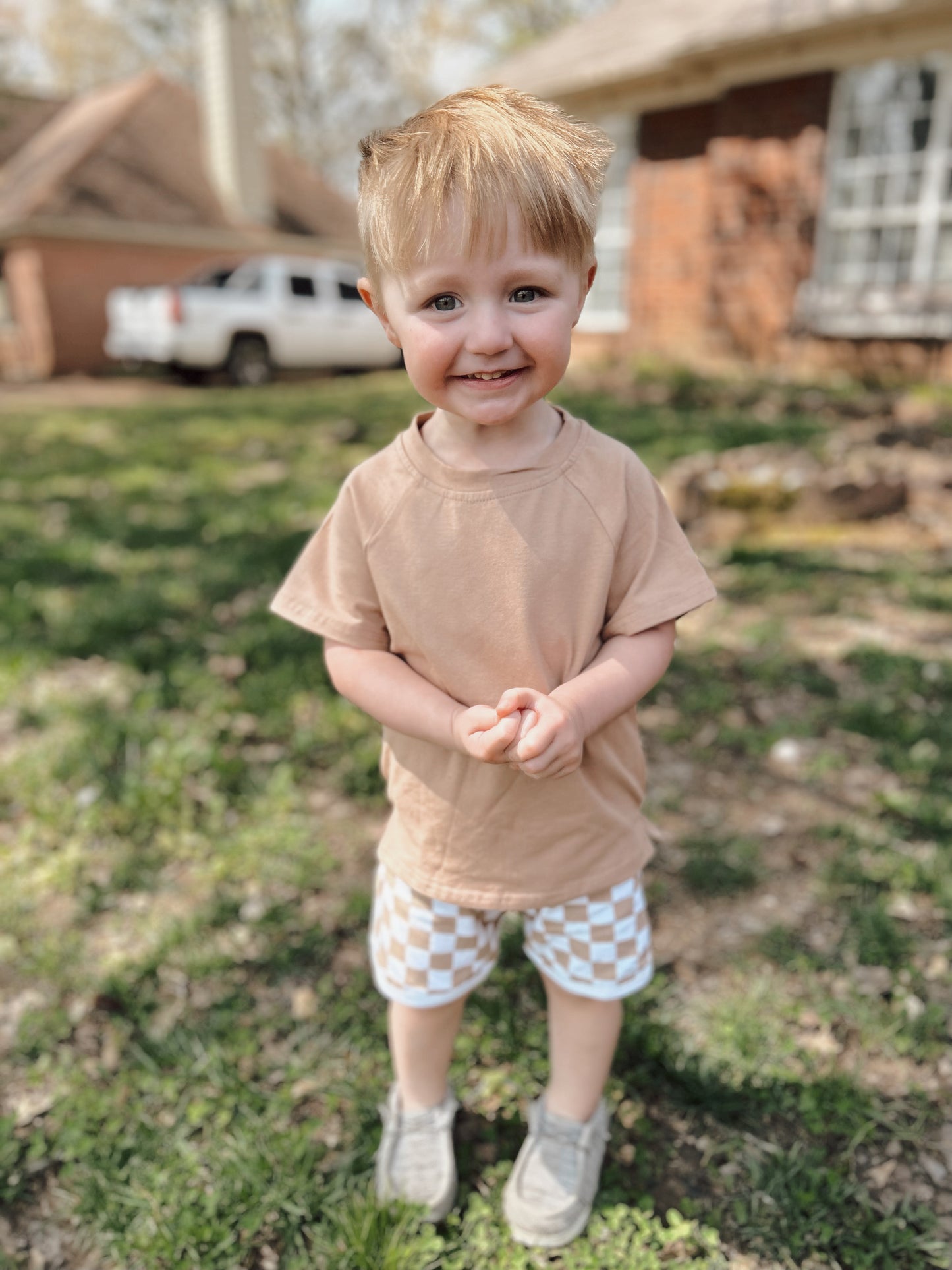 Checkered Boy Shorts
