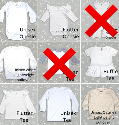 Four Leaf Clover Name Tee / Onesie