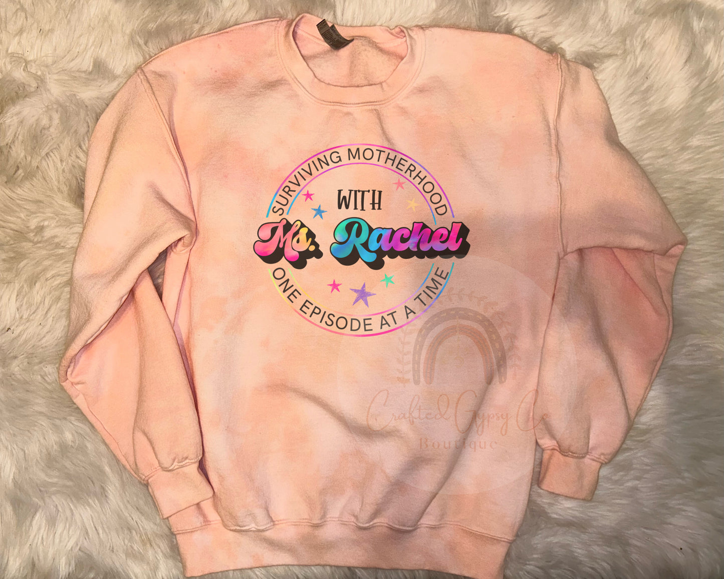 Surviving Motherhood w/ Ms. Rachel Cloud Dyed Crewneck / Tee